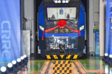 Photos Chine : une locomotive lectrique sort de la chane de production  Zhuzhou